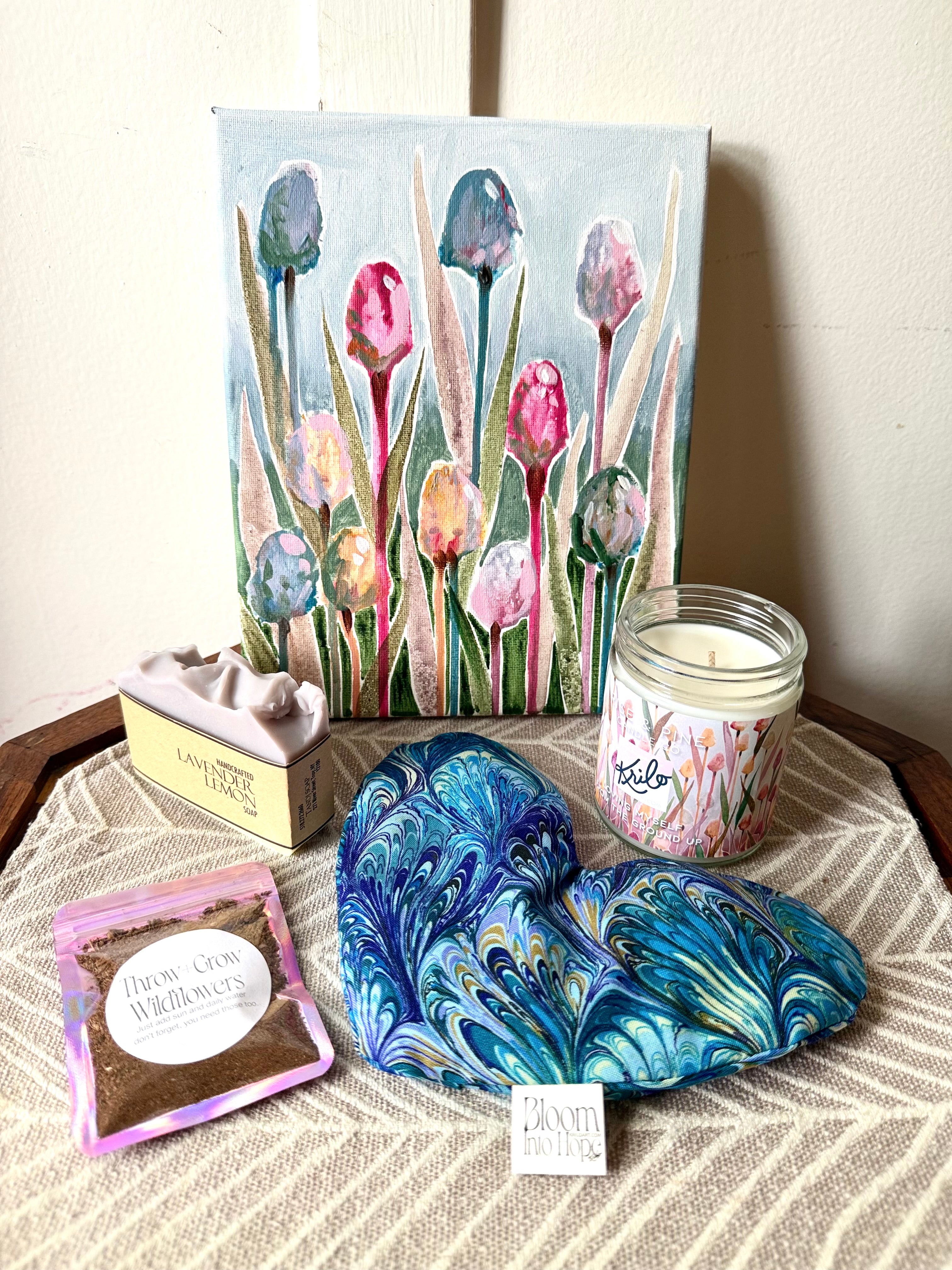 sympathy gift ship direct to a friend small shop handmade artistry bloom into hope box