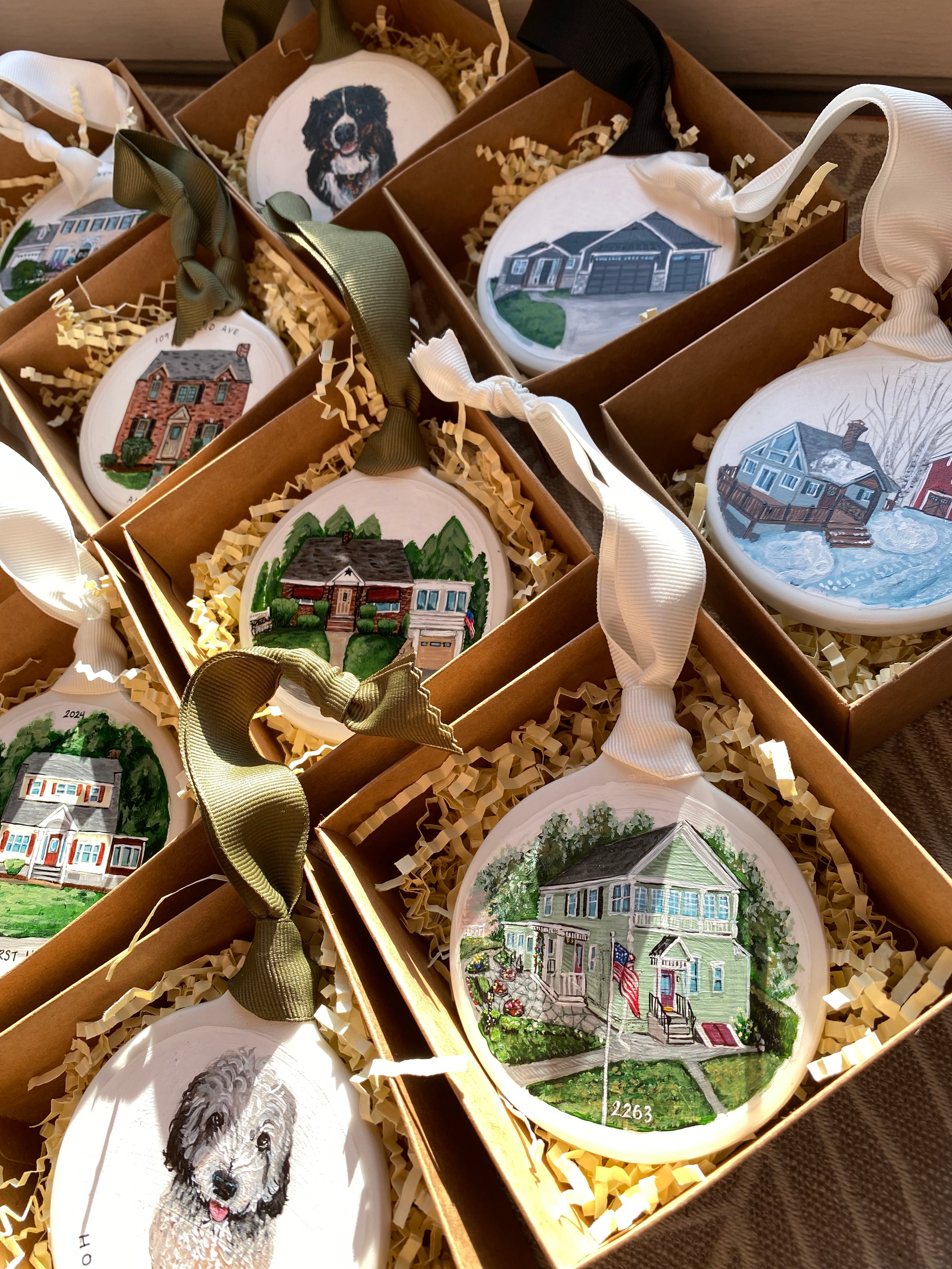 Custom Hand Painted Ornament