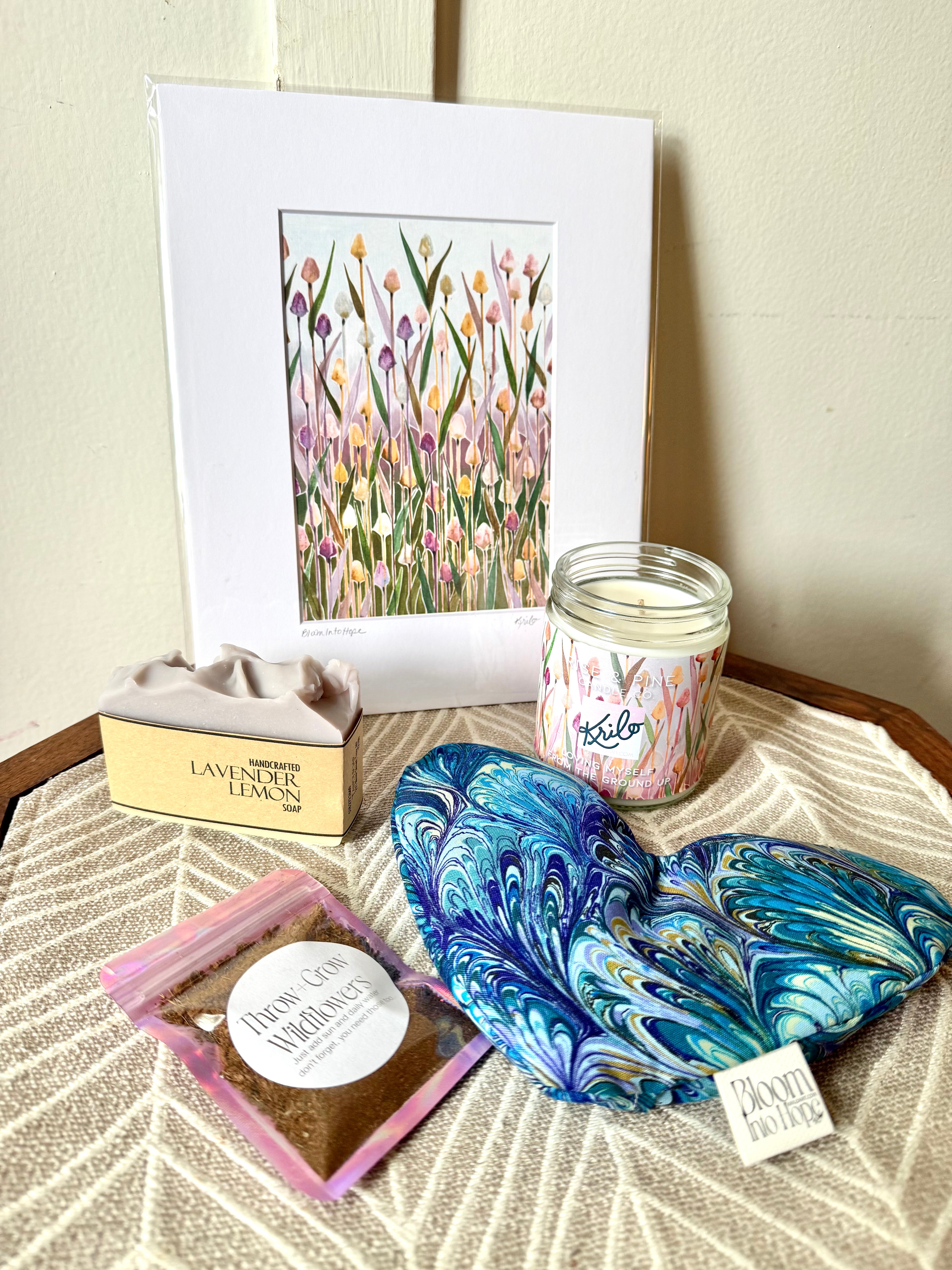 sympathy gift ship direct to a friend small shop handmade artistry bloom into hope box