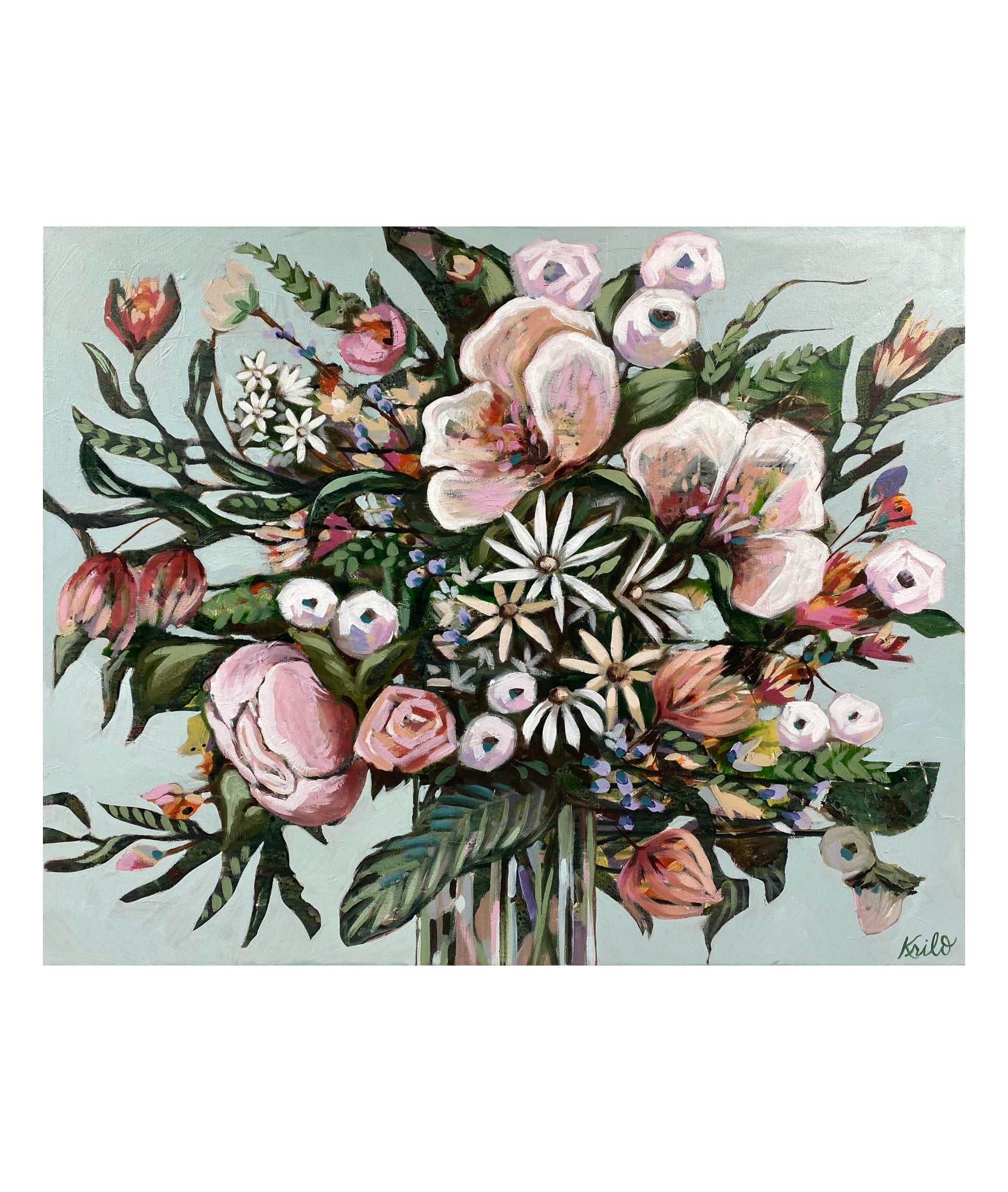 Soft Blooms- Print